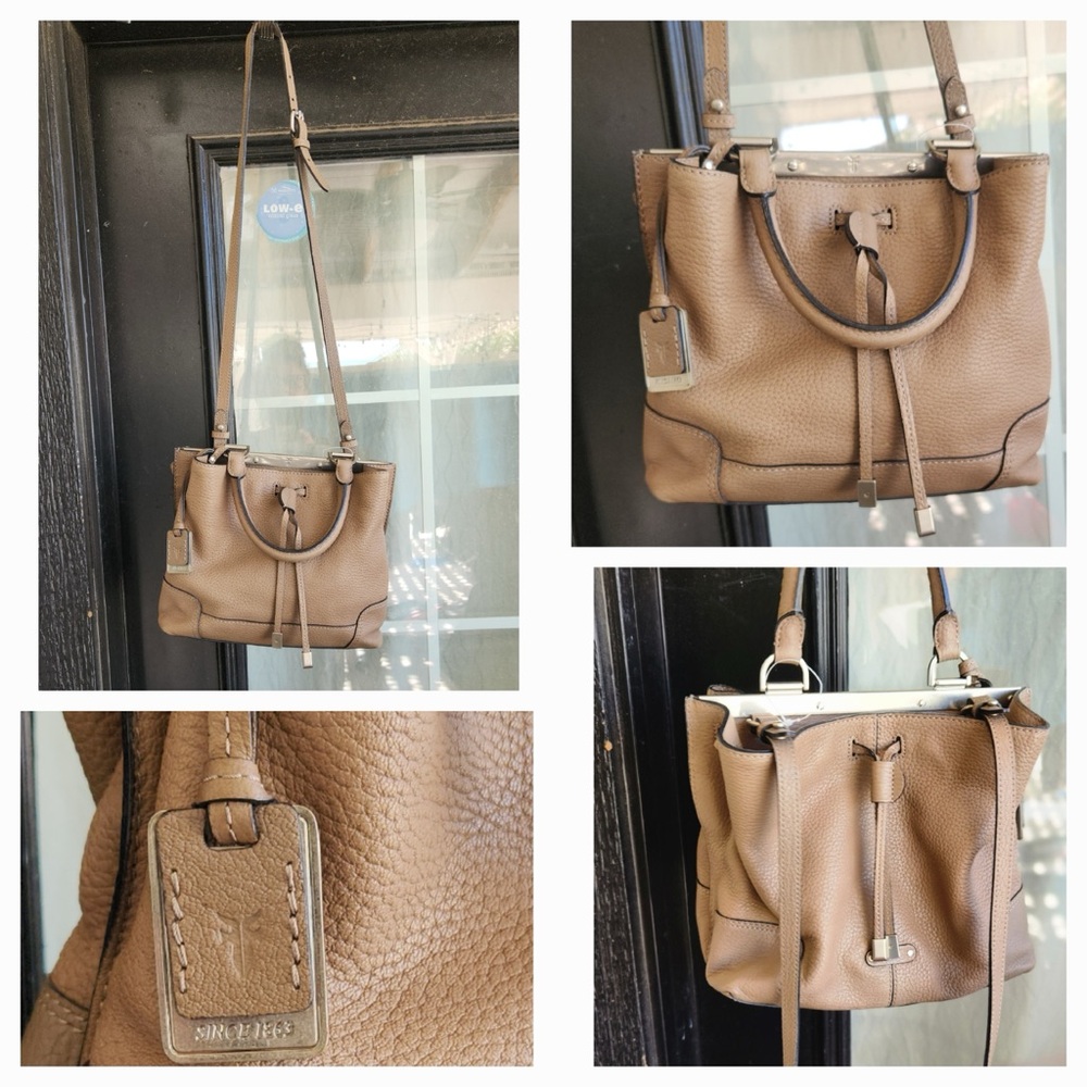 Frye Tan Leather Tote Bag